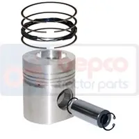  02136958 Tłok + pierścienie nadwymiar  0.010-0.25mm 32-134A