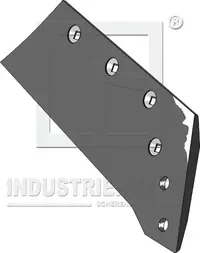  35.0096 Lemiesz z wymiennym dziobem prawy 14“ INDUSTRIEHOF 173424.02