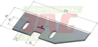  434009 Nóż Pöttinger MWS Germany 30-0280-21-01-2.01