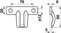  Docisk kosy Oryginał CLAAS 500053.03