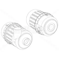  Filtr powietrza kompletny SAH 02C08ADP009