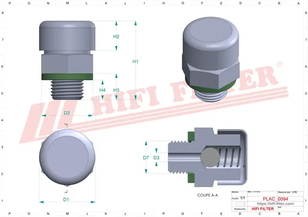 Rysunek Filtr przewietrzania FS 347
