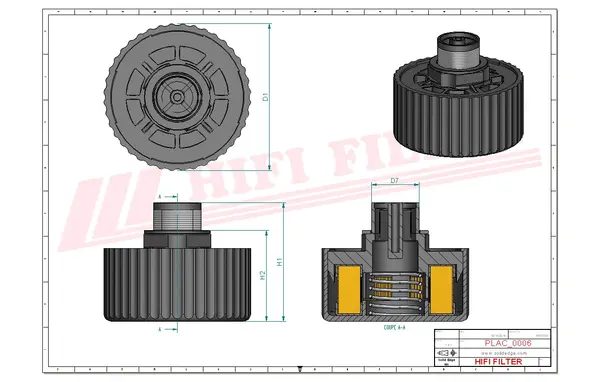 Rysunek Filtr przewietrzania FS 424