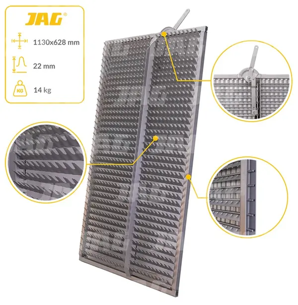 JAG05-0062/1 Sito żaluzjowe ocynkowane górne, lamela-22mm JAG PREMIUM 673903.00