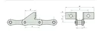  Łańcuch podajnika rozst. otw. 55mm ROLLON-SOLID S52LV/SD/J4A.41