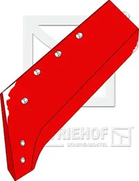  Lemiesz z wymiennym dziobem - 18" - lewy INDUSTRIEHOF 33.0089.97