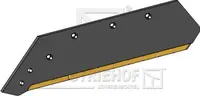  Lemiesz z wymiennym dziobem - 18“ - lewy - węglik INDUSTRIEHOF 33.0095-EXT.97