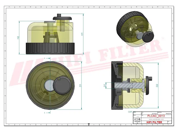 Rysunek wymiarowy Miska MO 3254