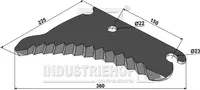  Noże do pras INDUSTRIEHOF 85-304.97
