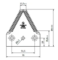 Nożyk kosy RADURA  7 tpi 358488.02