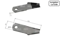  Ostrze rozdrabniacza, prawe MWS Germany 87384918.02