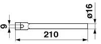  Palec bębna 0651.1190.0
