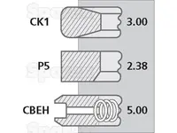  Pierścienie tłokowe AR55759.01