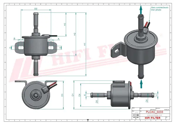 Rysunek wymiarowy Pompa transferu ropy 12v MO 5001
