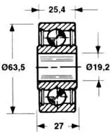  Rolka John Deere 332-336-342 58.122-A