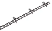  S55V/SE/J3A Łańcuch podajnika elewatorowego (rozginane łapki) 162 rolki 6,7mb ROLLON-SOLID S55V/SE/J3A-162R.41