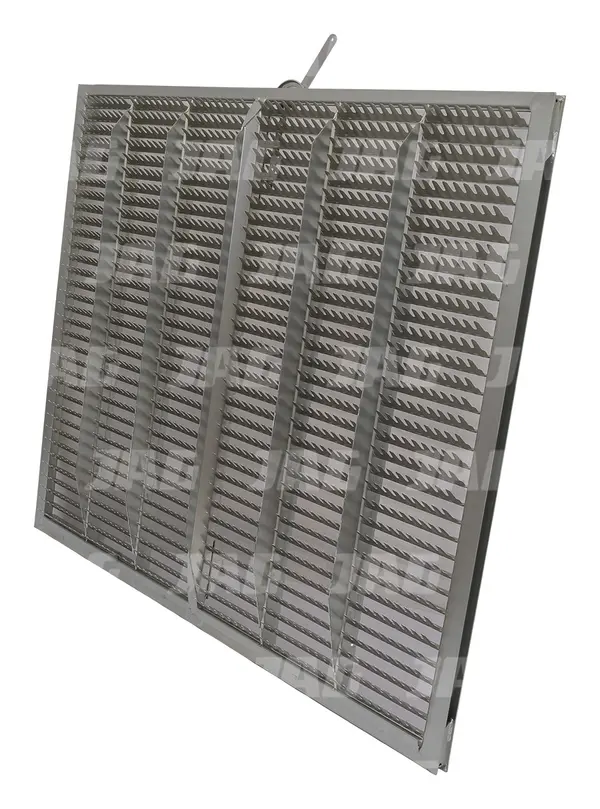 Sito żaluzjowe górne ocynkowane-lamela 22mm D28450477.01