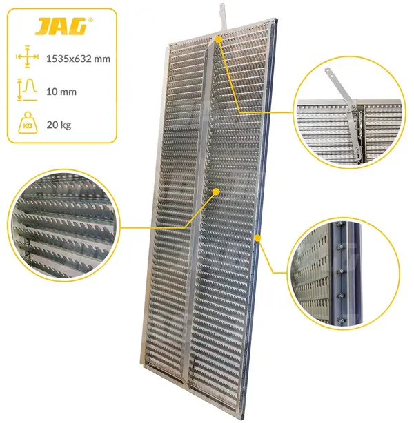 Sito żaluzjowe ocynk dolne, lamela-10mm JAG PREMIUM 756462.00