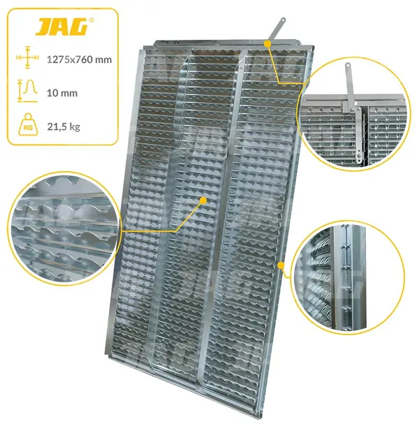 Sito żaluzjowe ocynkowane dolne, lamela-TM6 JAG PREMIUM 554901.00