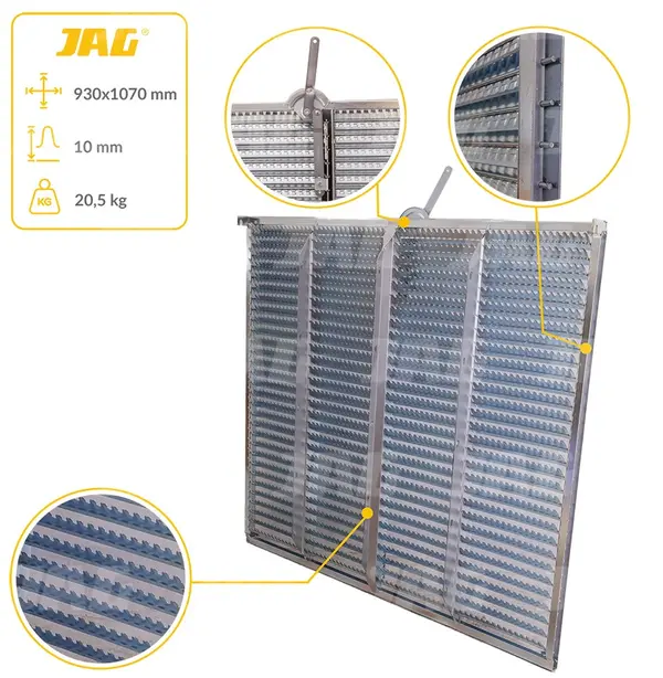 Sito żaluzjowe ocynkowane górne, lamela-10mm JAG PREMIUM 653184.00