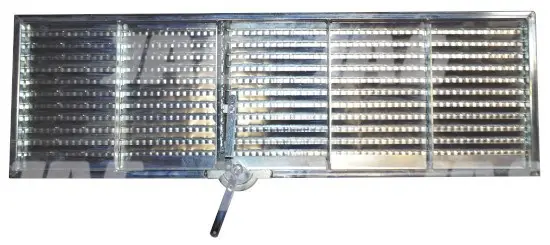 Sito żaluzjowe ocynkowane końcowe, lamela-22mm 80460079.01
