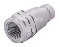  Szybkozłącze hydrauliczne flat face (suchoodcinające)-wtyczka, DN12,5, 3/4"BSP, ISO16028 JAG95-0054
