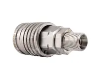  Szybkozłącze hydrauliczne grzybkowe-gniazdo grodziowe z gwintem zewnętrznym, DN12,5, M18X1,5, 12L, ISO7241-A JAG95-0034