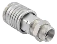  Szybkozłącze hydrauliczne grzybkowe-gniazdo grodziowe z gwintem zewnętrznym, DN12,5, M22X1,5, 15L, ISO7241-A JAG95-0036
