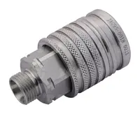  Szybkozłącze hydrauliczne grzybkowe-gniazdo z gwintem zewnętrznym, DN12,5, M18X1,5, ISO7241-A JAG95-0018