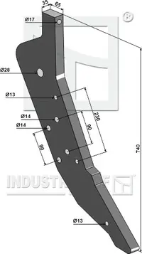  Ząb głębosza 101.MAS-2334.97