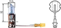 Żarówka 12V 35W-H3-PK22S HELLA ŻAR.12V35W-H3-PK22S-H