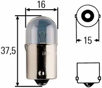  Żarówka 12V 5W-R5W-BA15S HELLA ŻAR.12V5W-R5W-BA15S-H