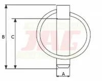  Zawleczka 4,5 mm JAG98-1344
