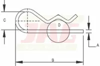  Zawleczka sprężysta 6 mm JAG98-0135
