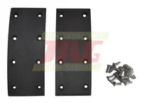  Zestaw okładzin hamulcowych 50x125mm (2szt+nity) JAG 685361.01